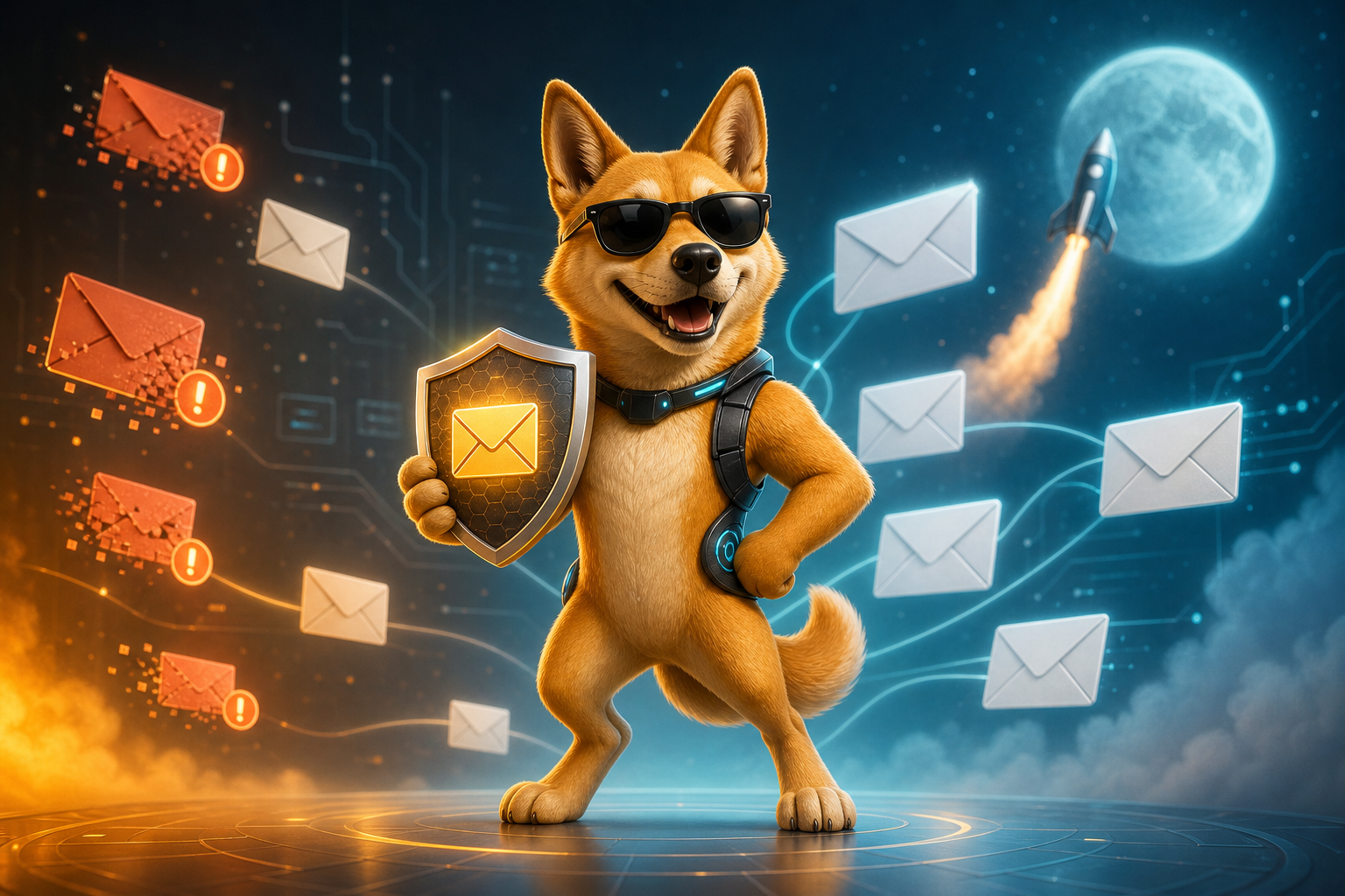 Dingo protecting clean email delivery